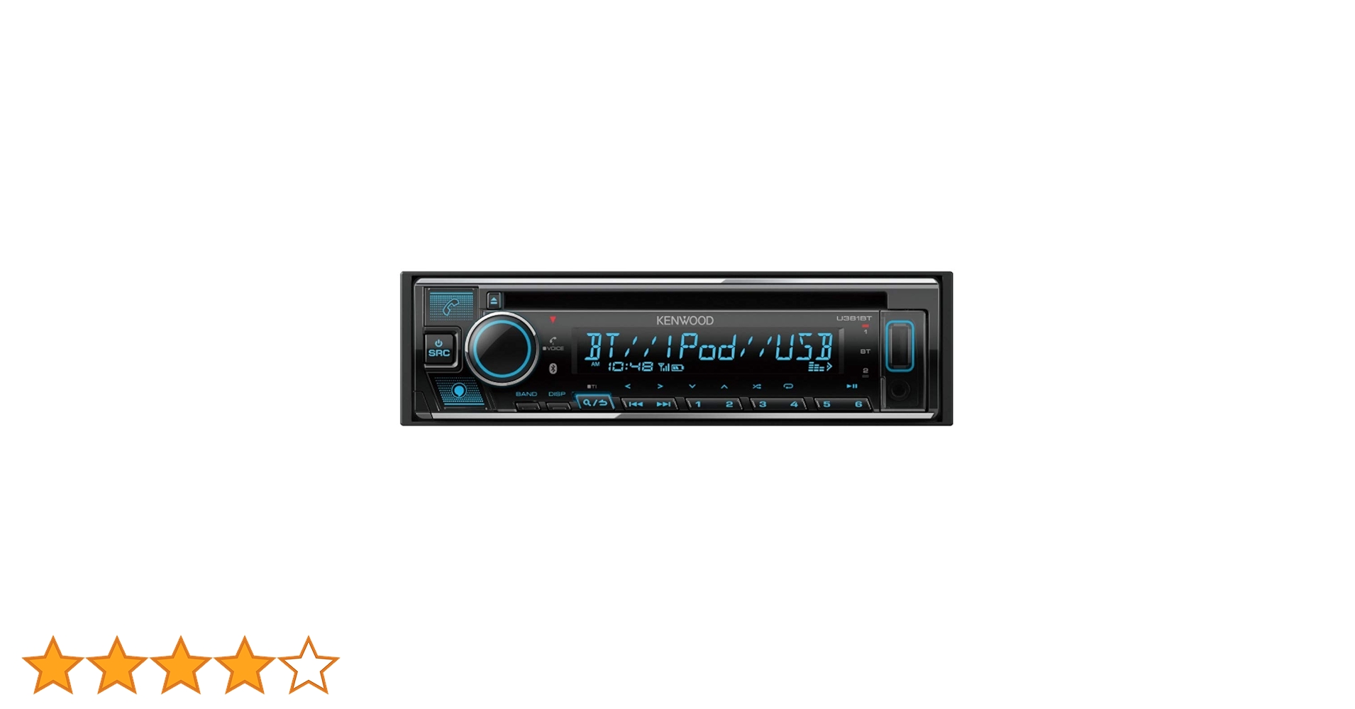 【未使用】KENWOOD ケンウッド 1DINオーディオデッキ U381BT Amazon | ケンウッド 1DINオーディオデッキ U381BT Bluetooth